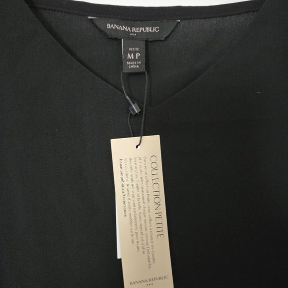 Banana Republic Black Camisole - NWT - Size MP - Picture 2 of 4